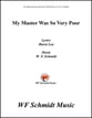 My Master Was So Very Poor SATB choral sheet music cover